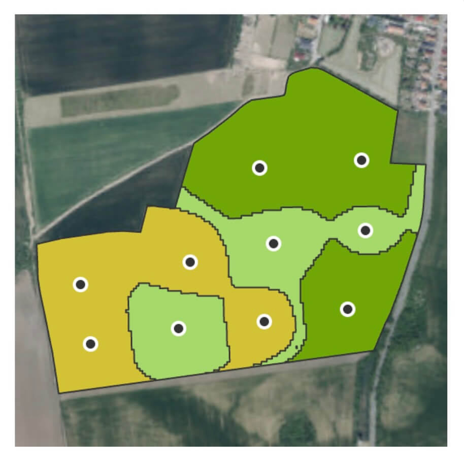 Půdní vzorky vápník