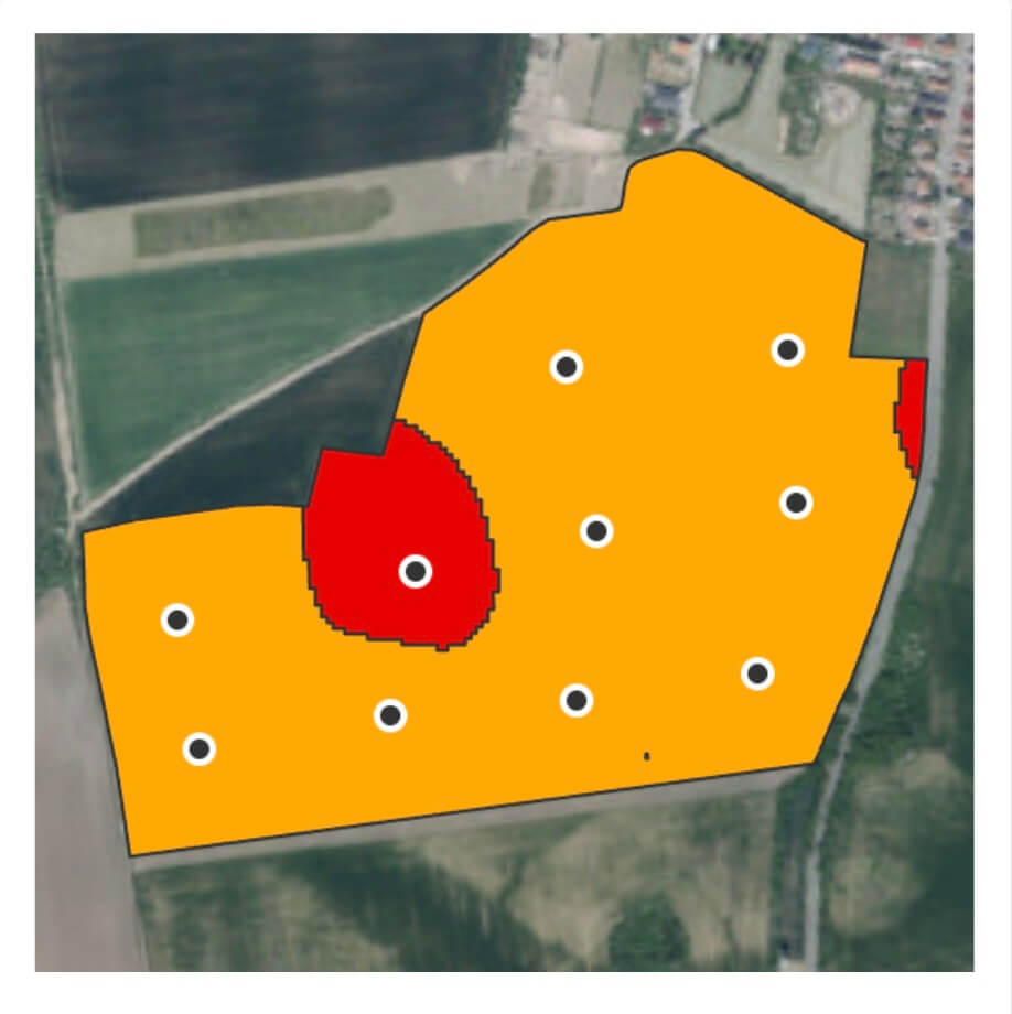 Půdní vzorky síra