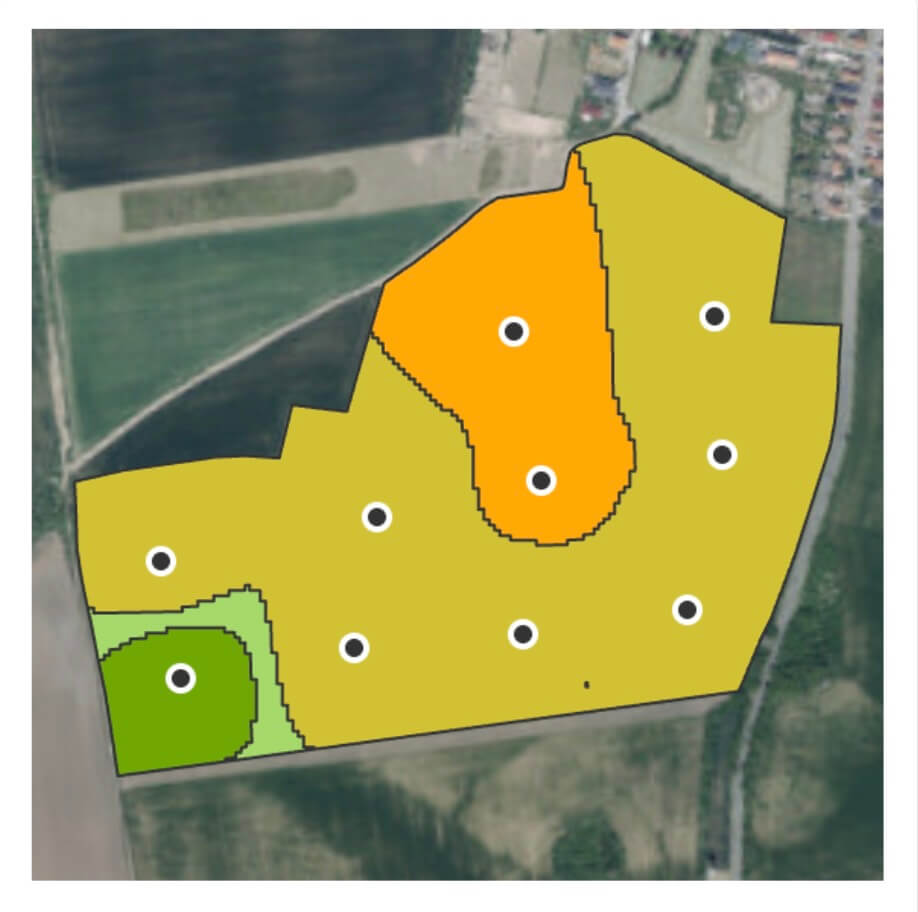 Půdní vzorky draslík