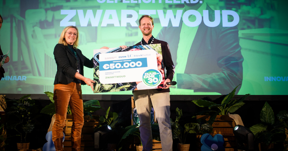 Winnaar Duurzame 30 in de categorie ‘Innovatie’