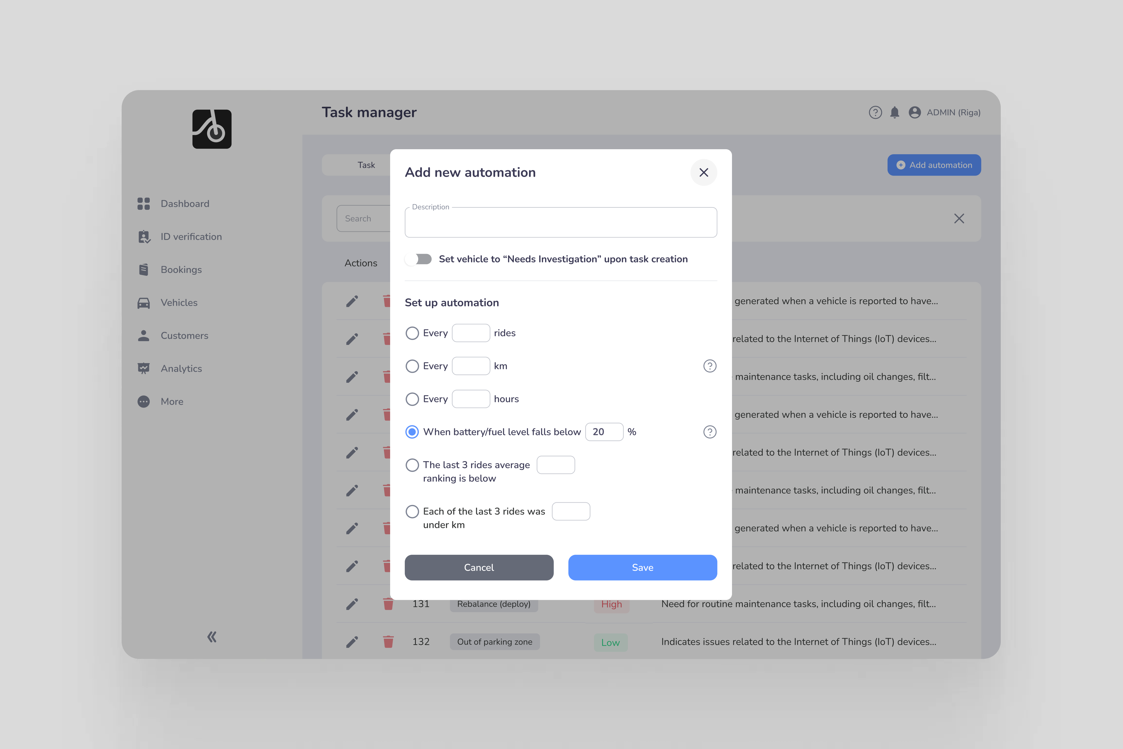 How to fully automate maintenance tasks and alerts for rental fleets
