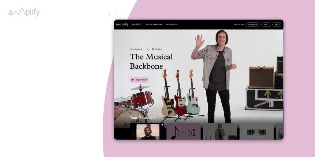 Amplify Program Access Amplify Music Education Platform Development
