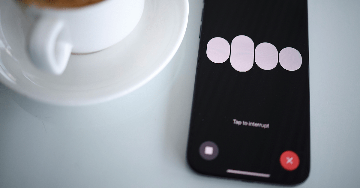 AI Live Chat Software On A Mobile Phone