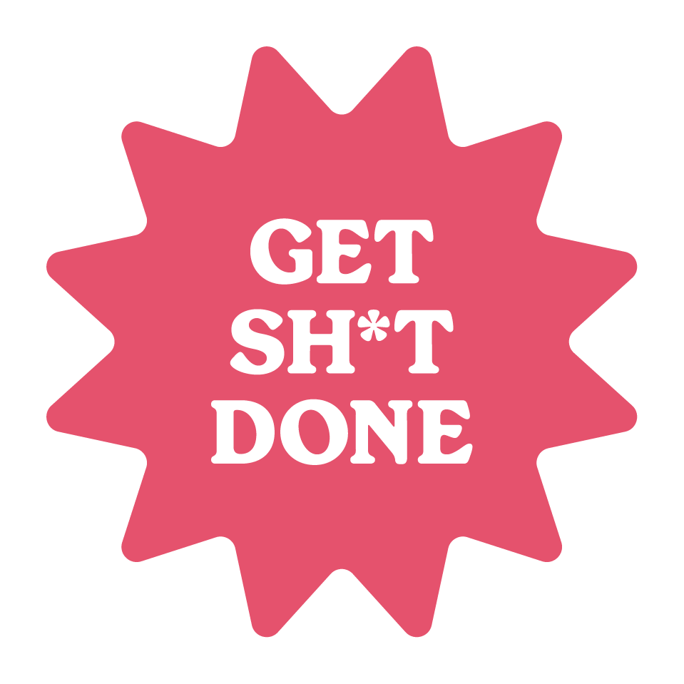 Drop-in 'Get It Done' starburst sticker