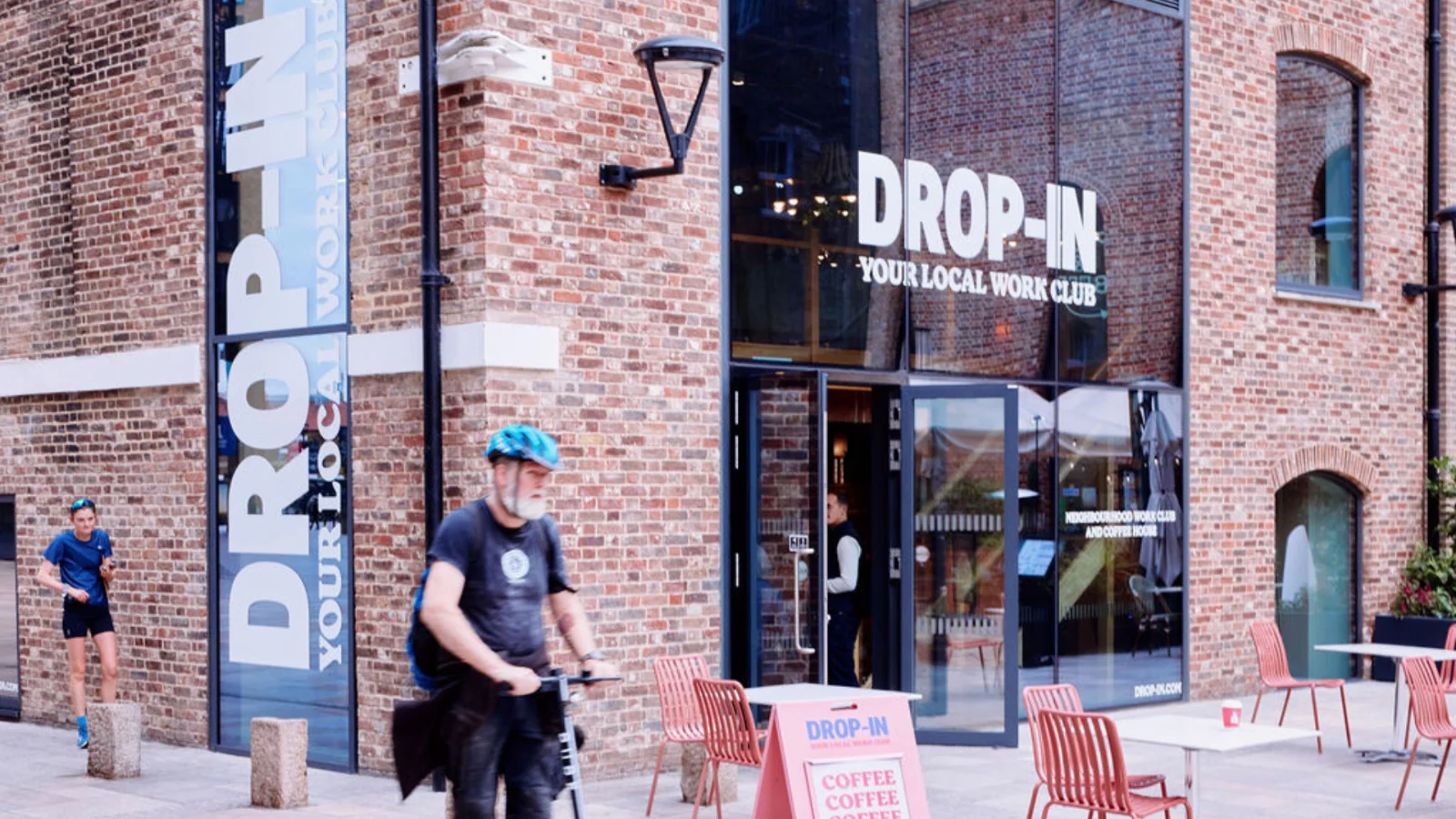Drop-in Wandsworth coworking ‚Äî building exterior in Ram Quarter, SW18