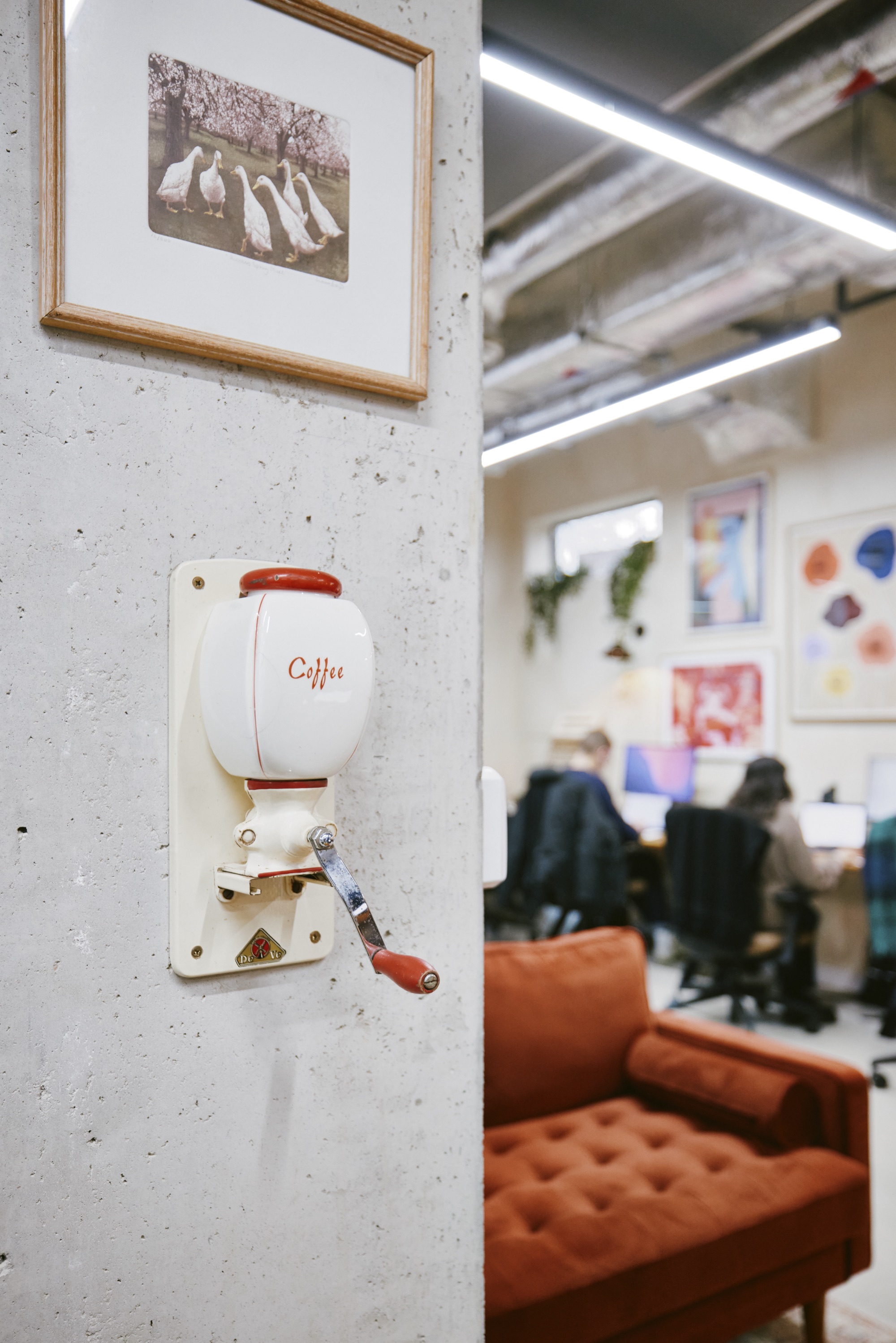 The coffee corner at Drop-in Clapton