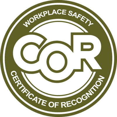 Workplace safety certificate of recognition
