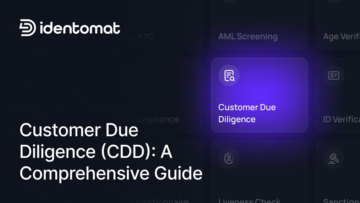 Customer Due Diligence: A Complete Guide to Requirements, Processes, and  Best Practices