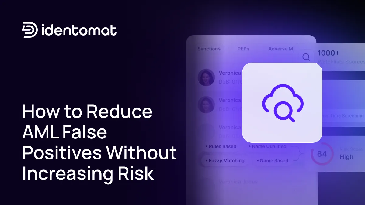 reduce AML false positives - blog post featured image