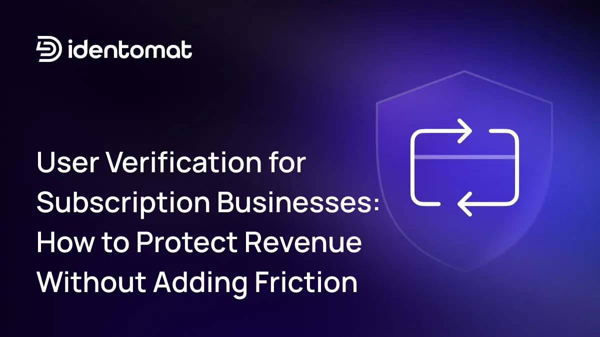 user verification for subscription businesses - blog featured image