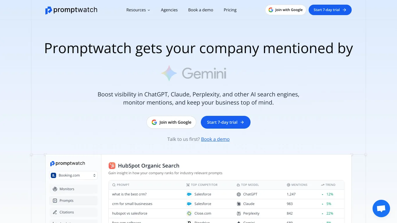 site web promptwatch