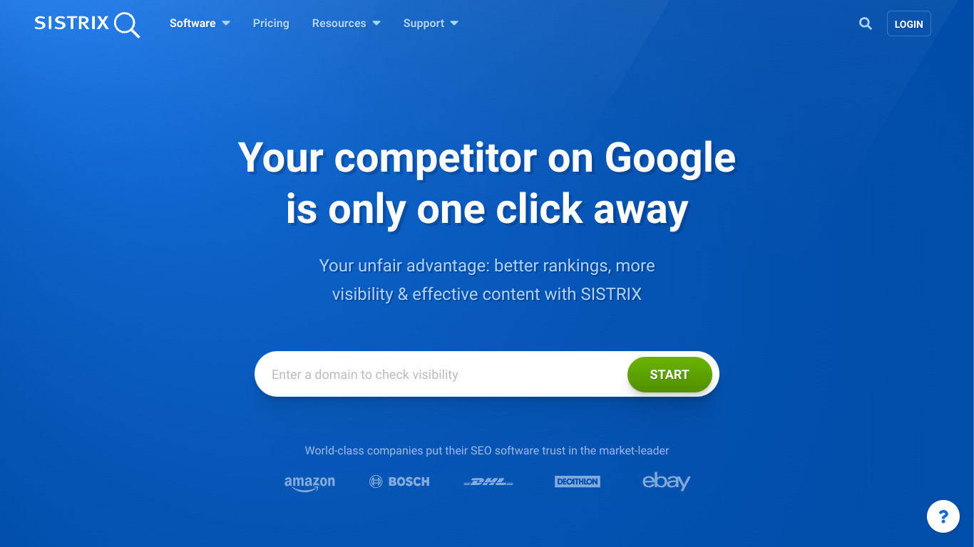 site web SISTRIX