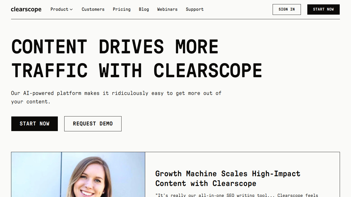 site web clearscope