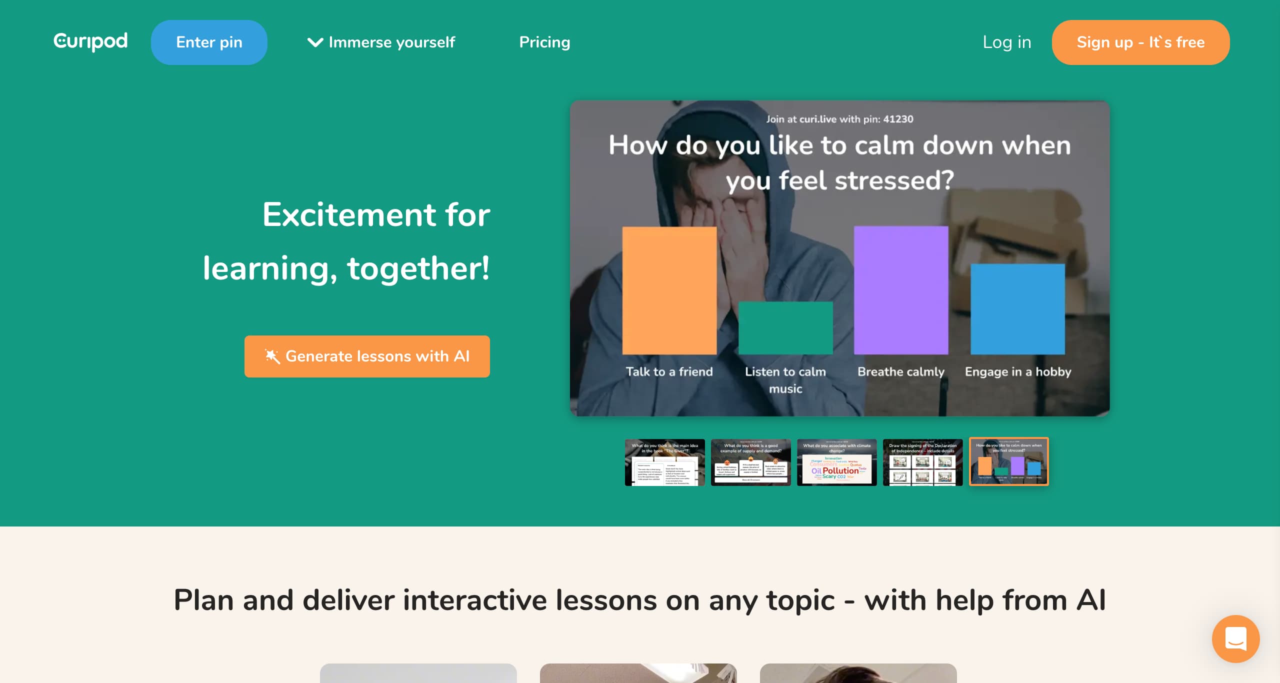 site internet curipod