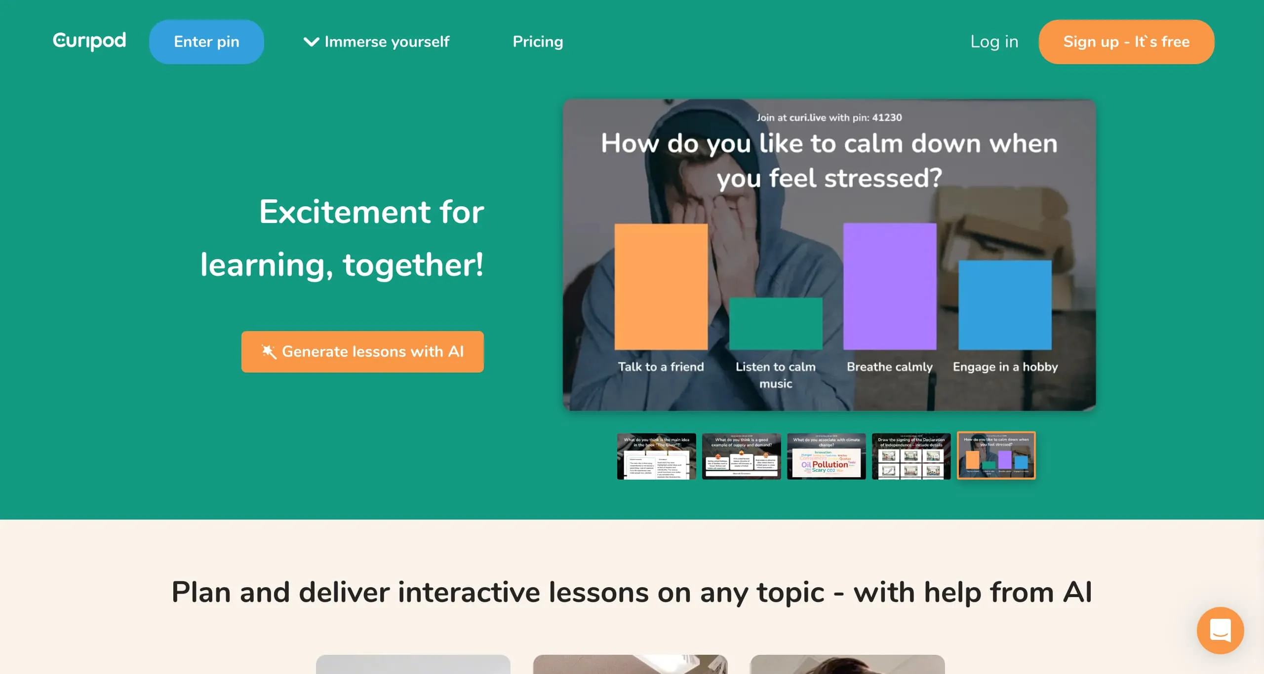 site internet curipod