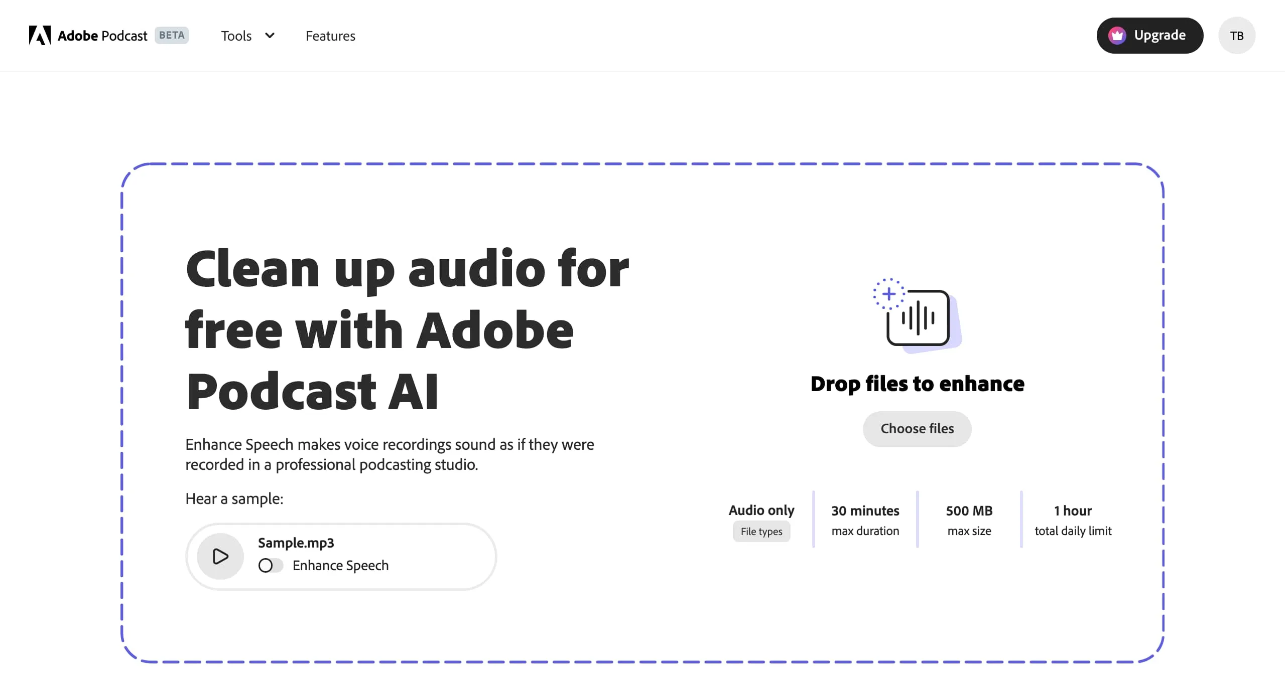 Adobe Enhance site internet