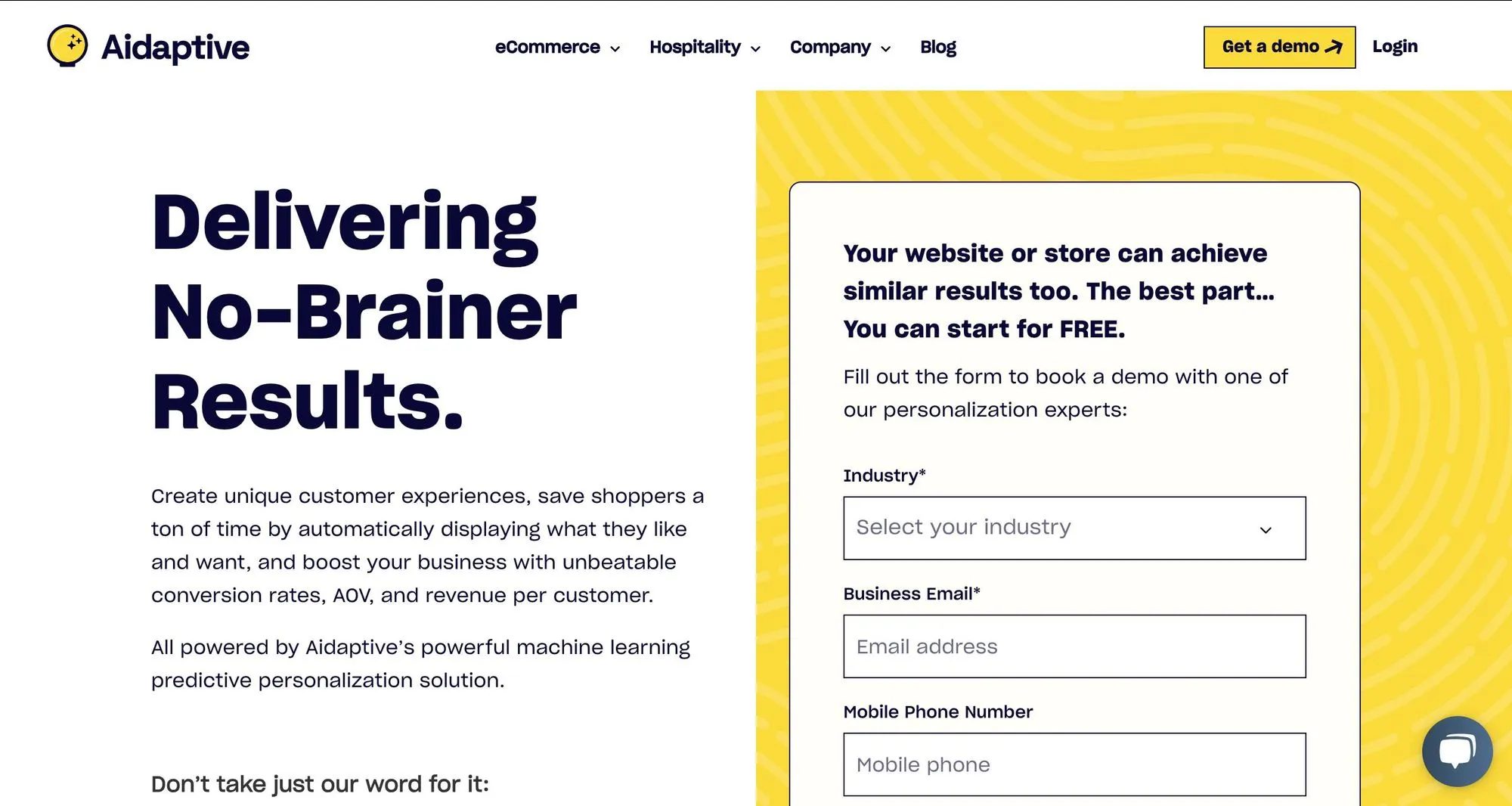 site web de aidaptive