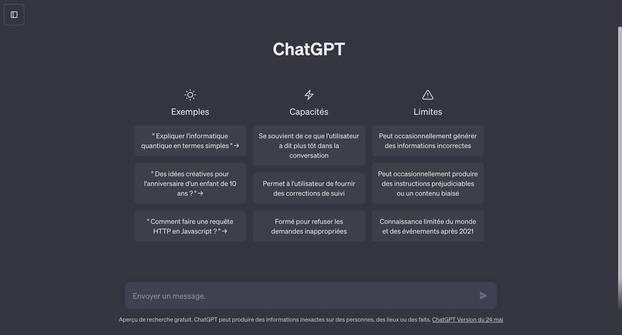 site internet chatgpt