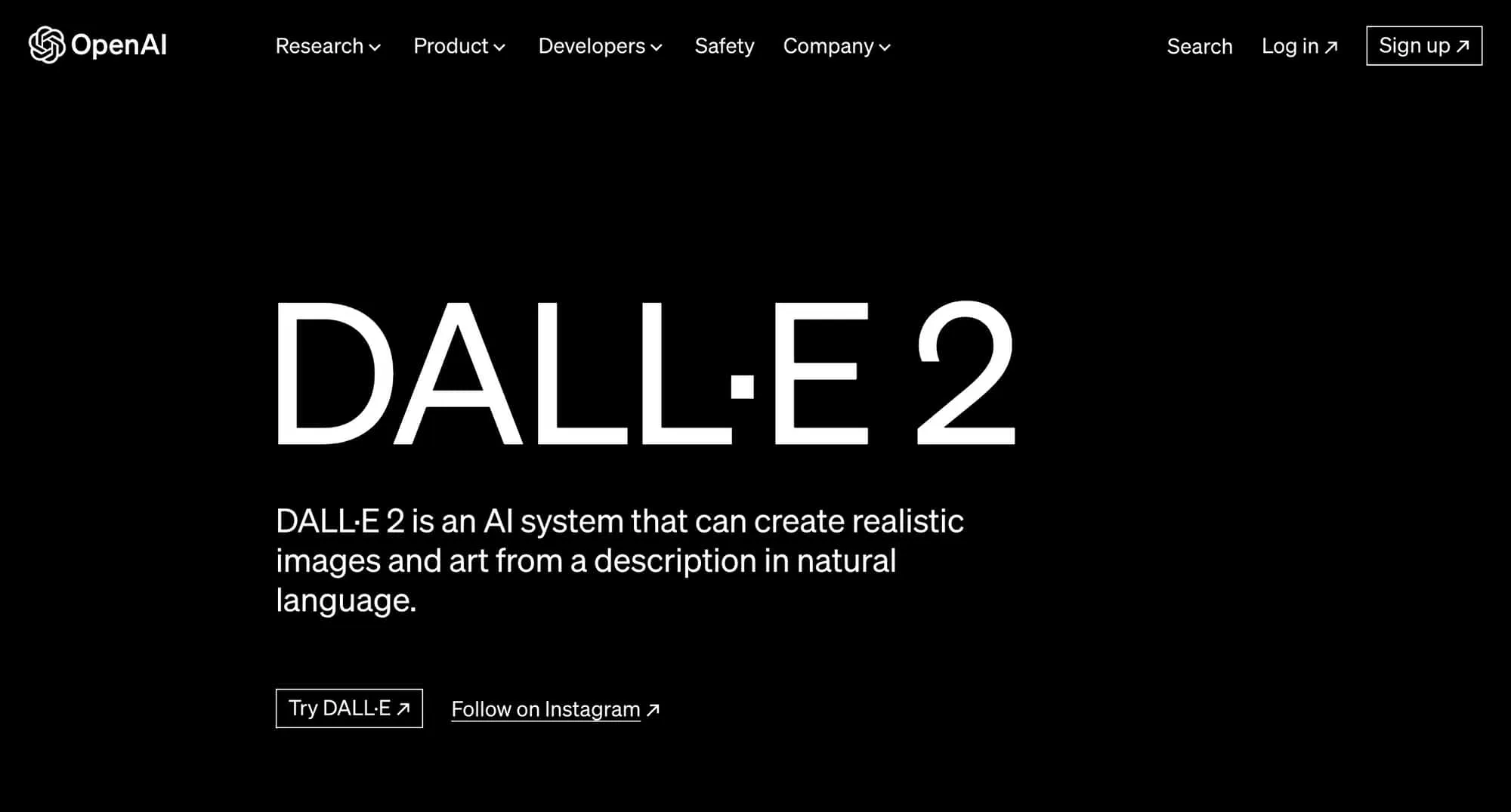 site internet de l'intelligence artificielle dalle