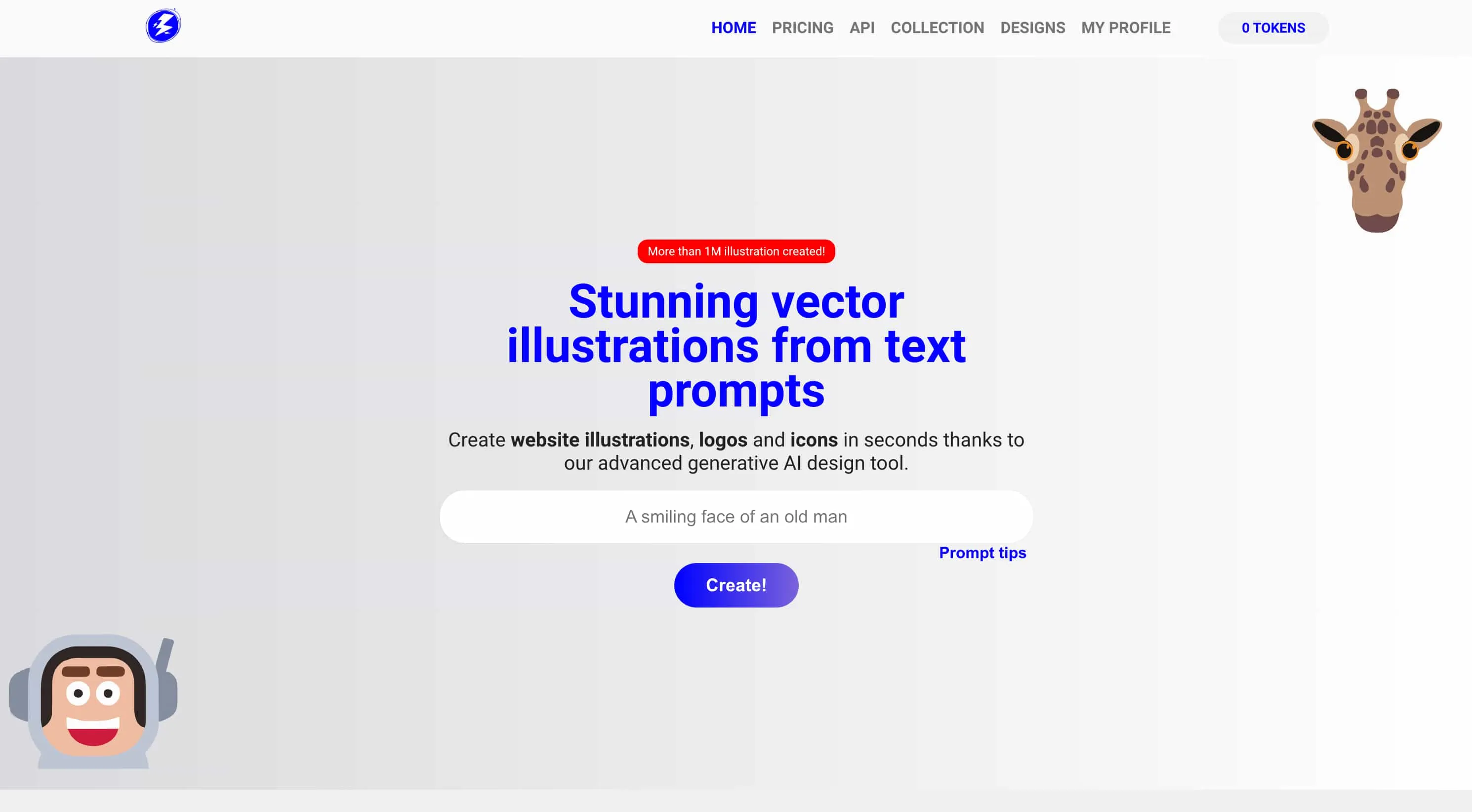 site internet de l'intelligence artificielle illustroke