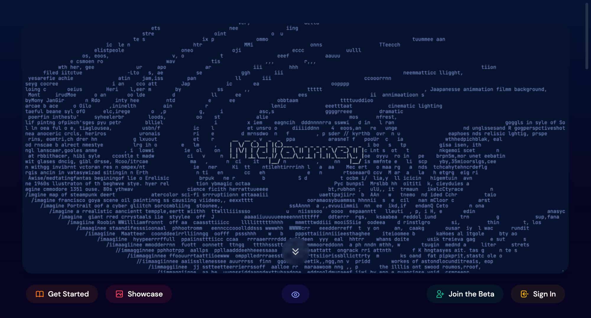 site internet de l'intelligence artificielle Midjourney