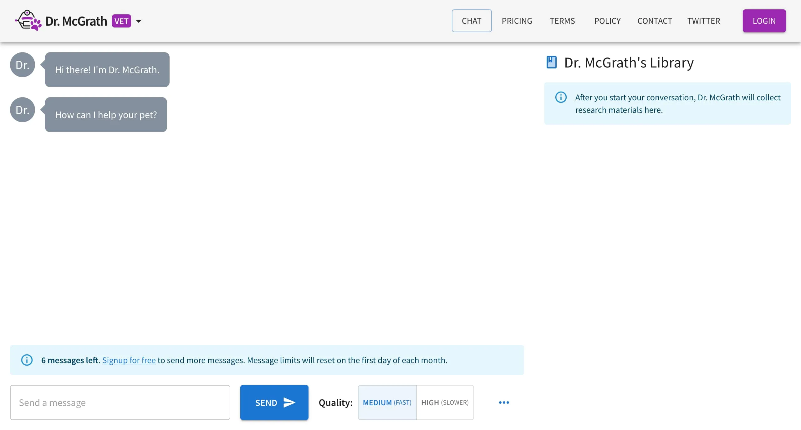 Site internet dr-gupta-vet
