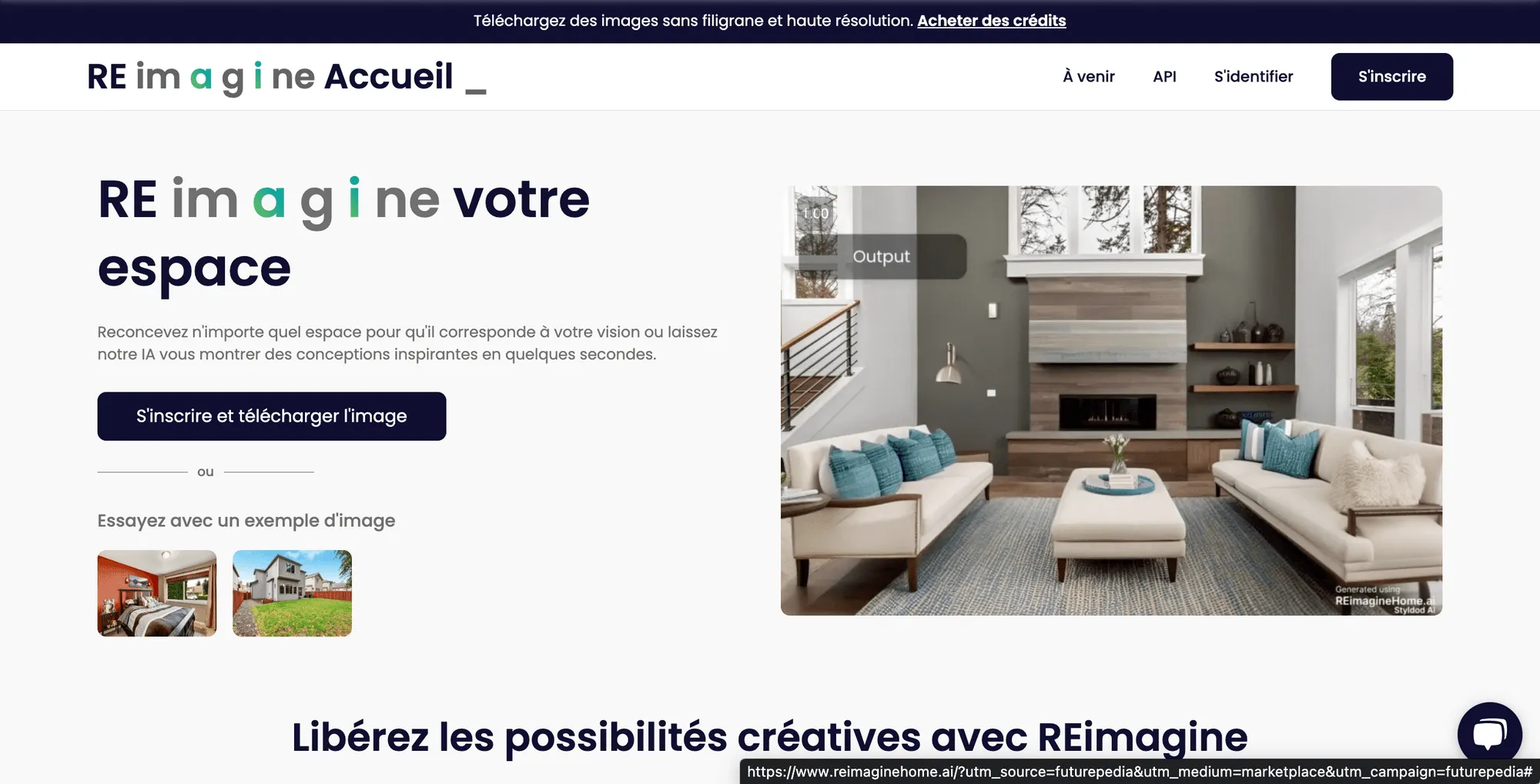 site internet re imagine home