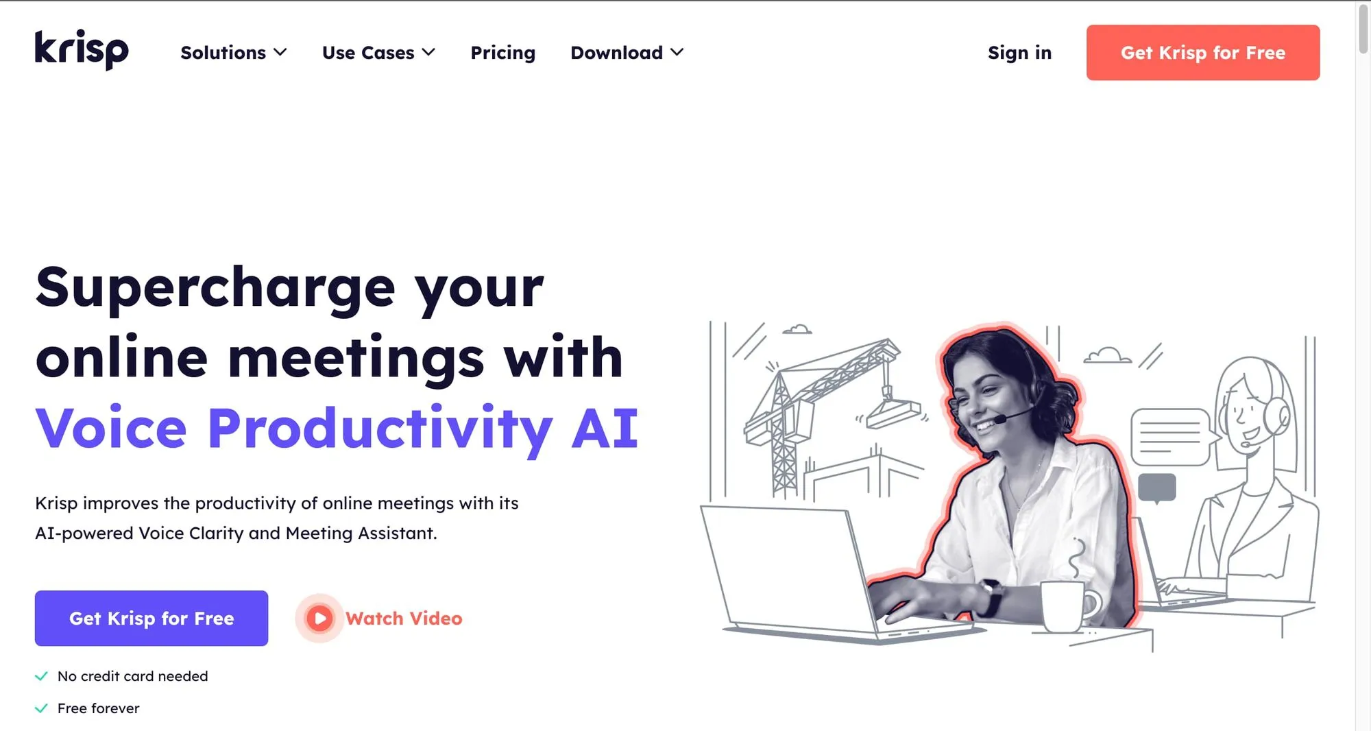 site internet de krisp