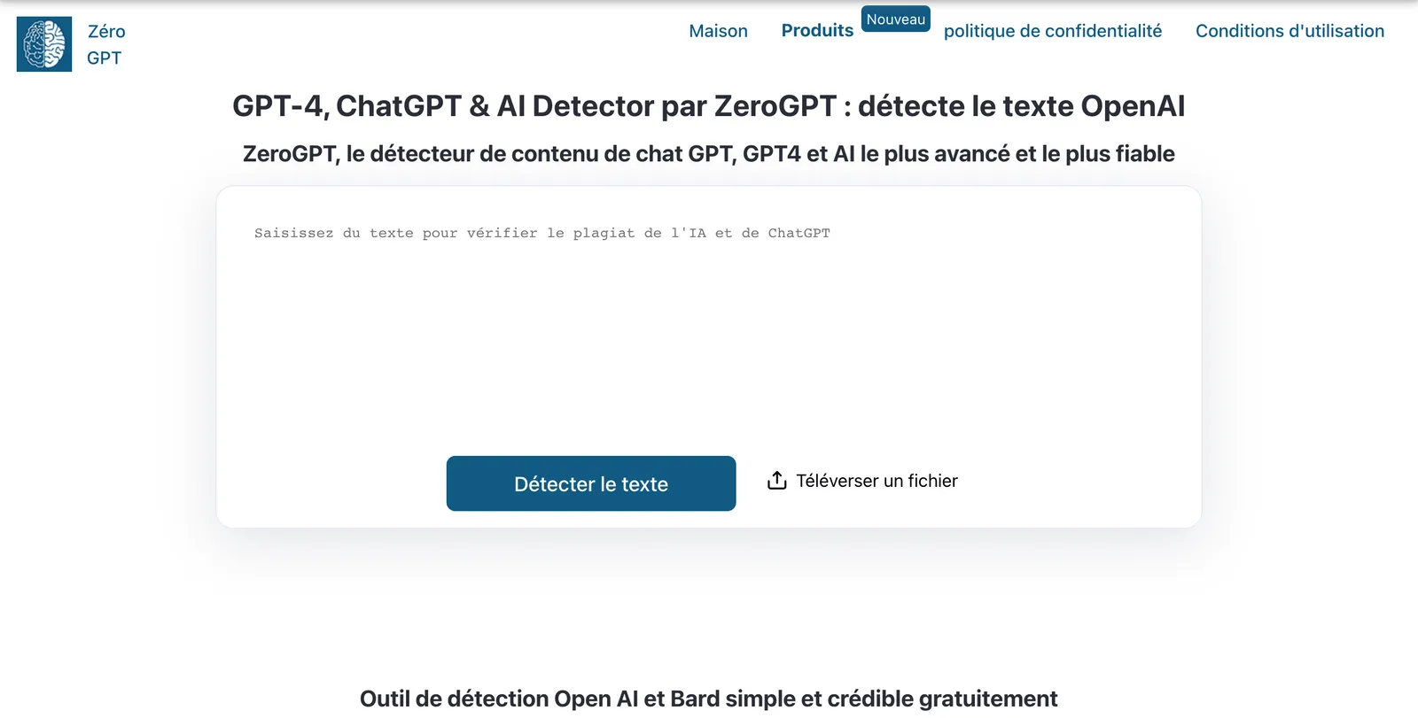 zerogpt site internet