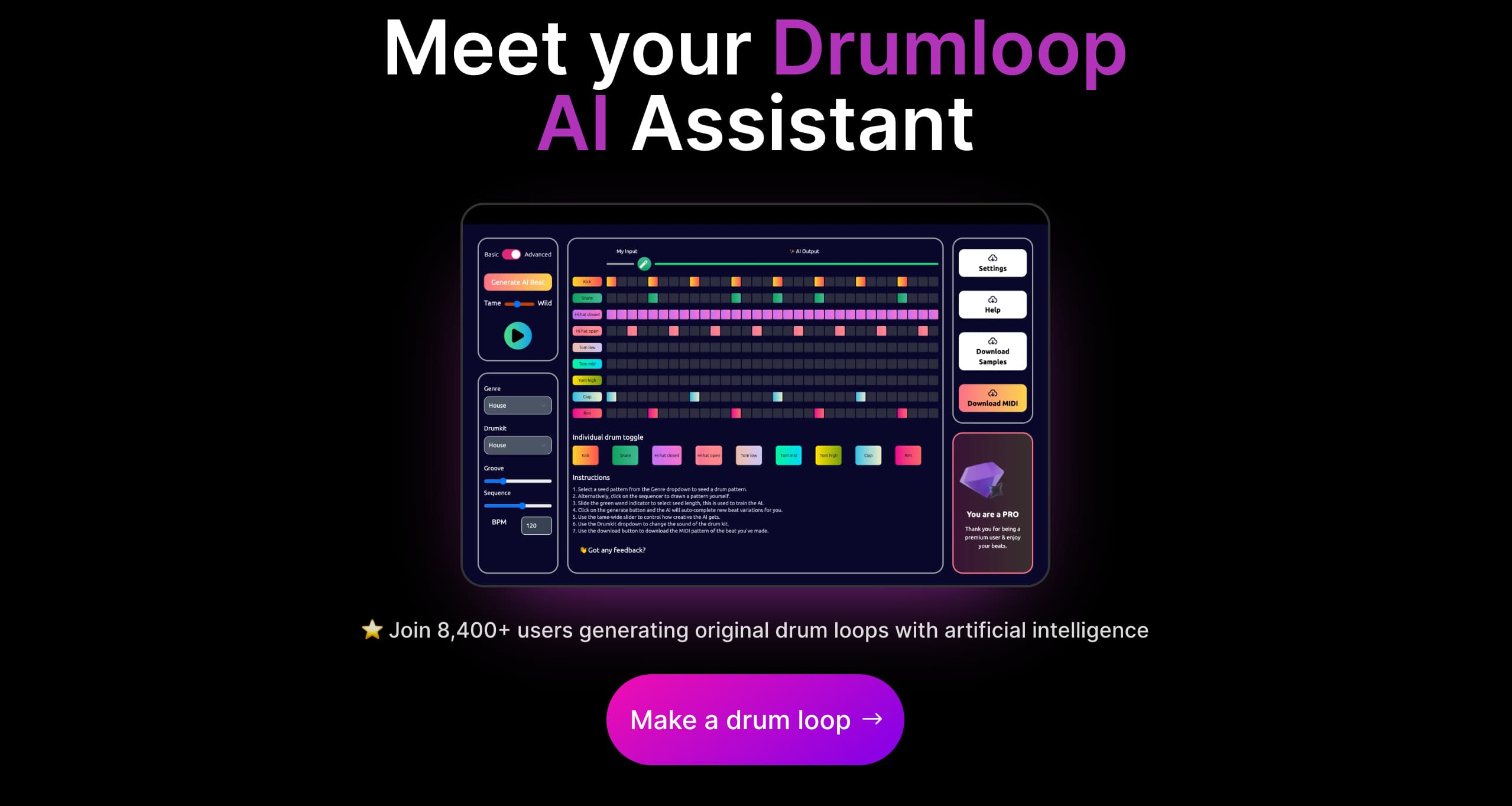 site internet drumloop
