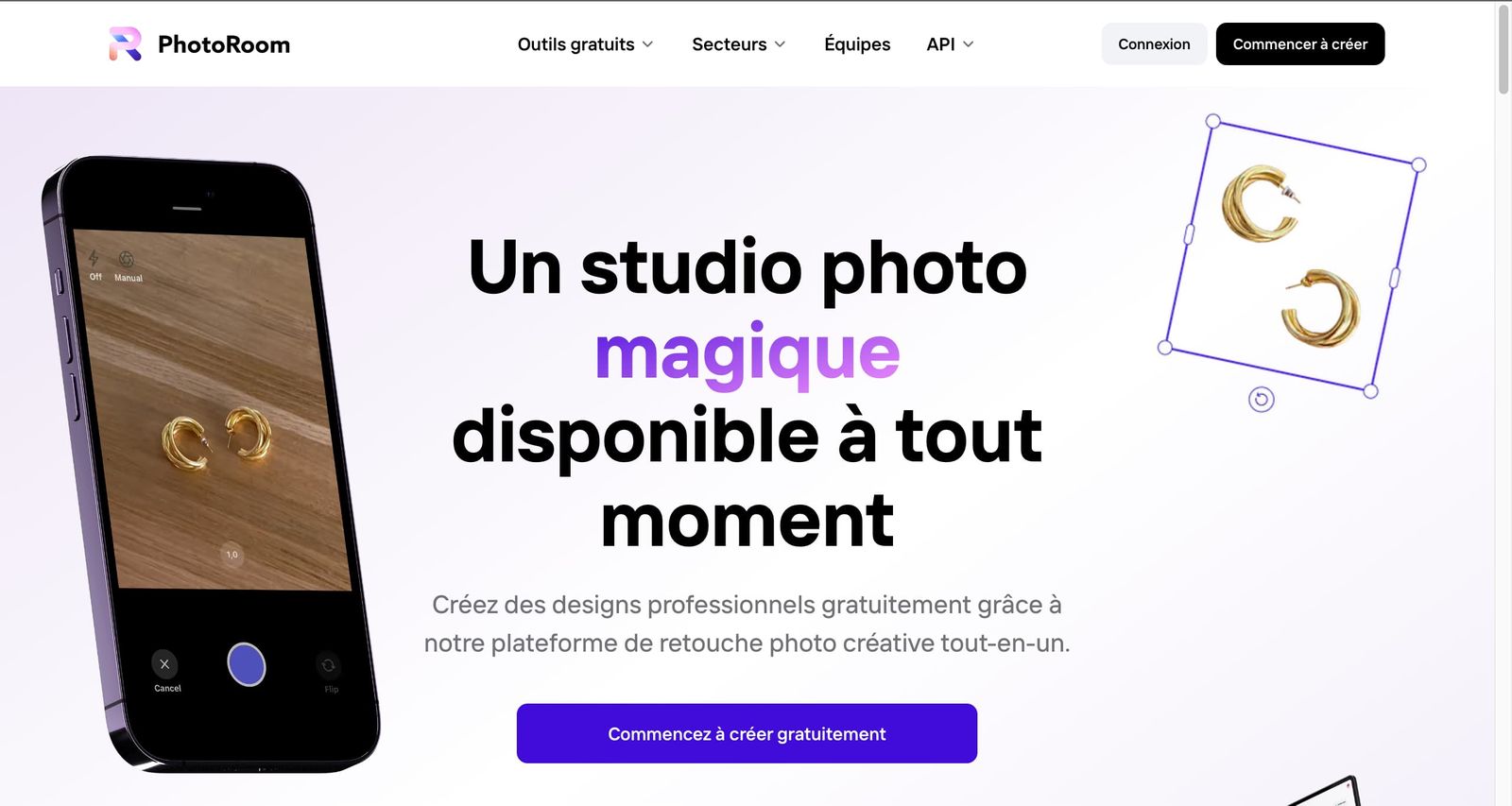 site internet photoroom