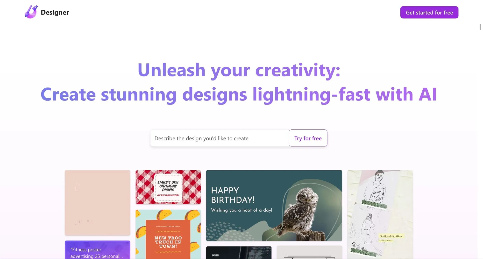 site internet microsoft designer
