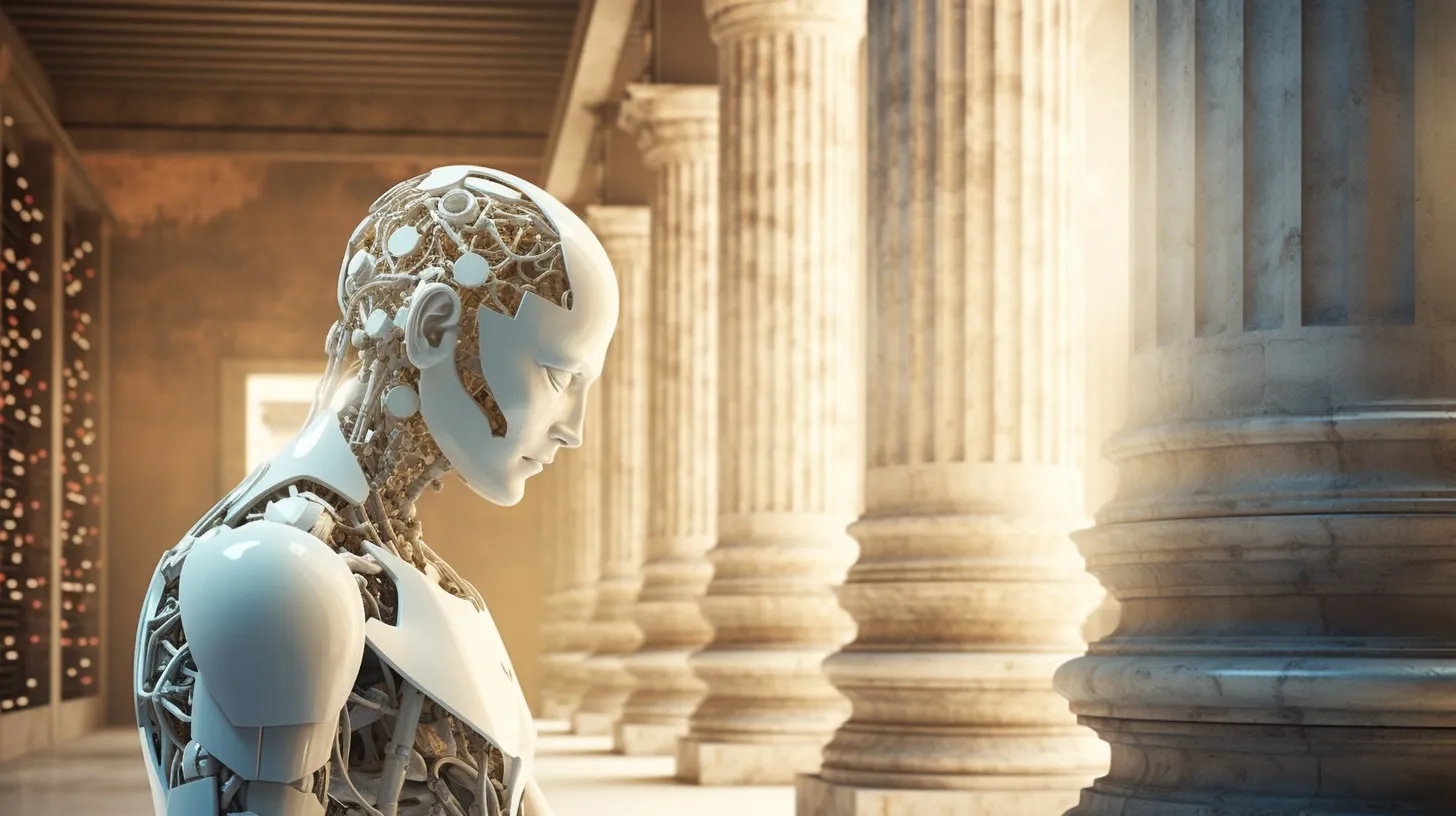 Un robot avec un réseau de neurone