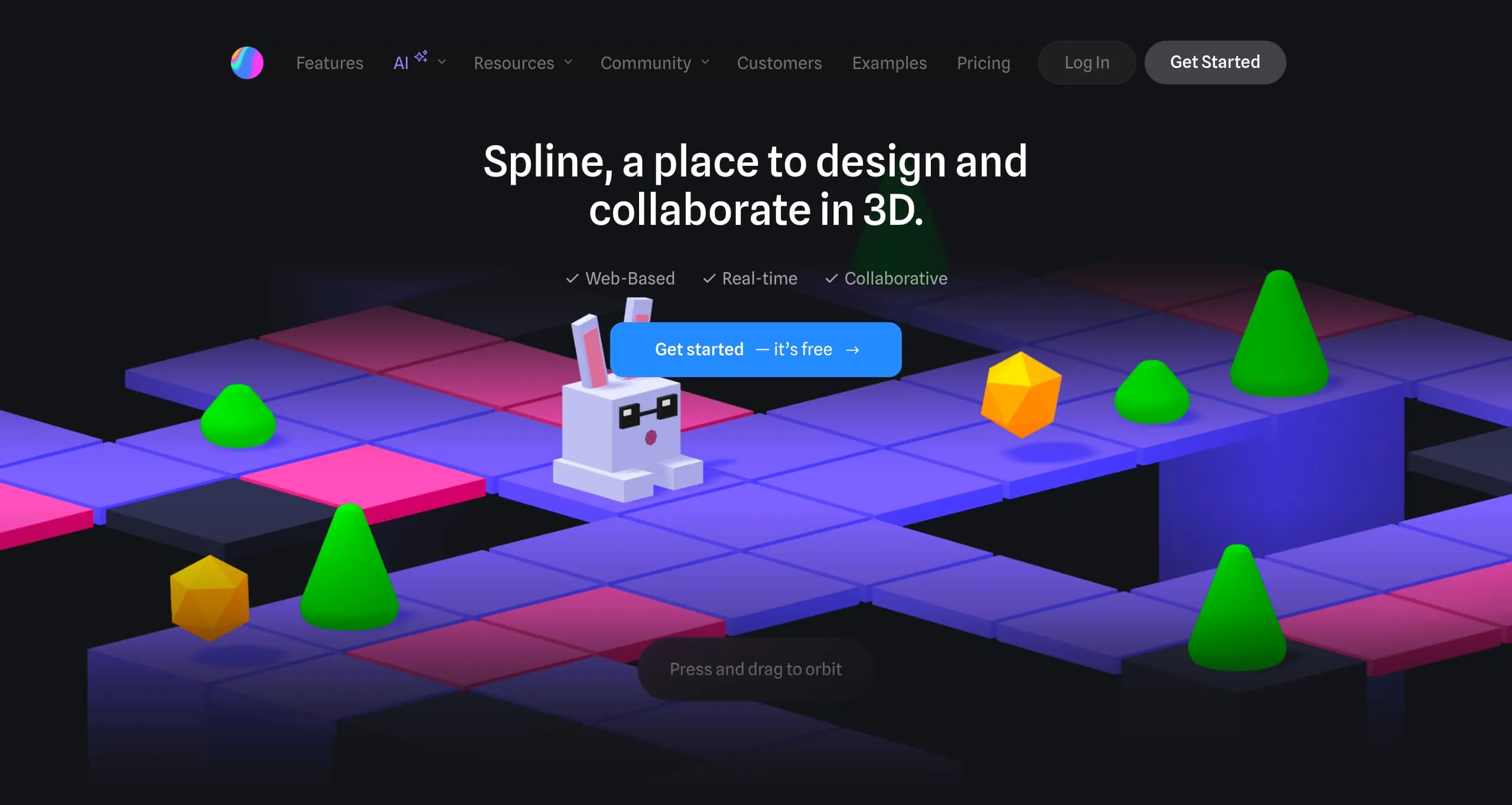 Site internet Spline