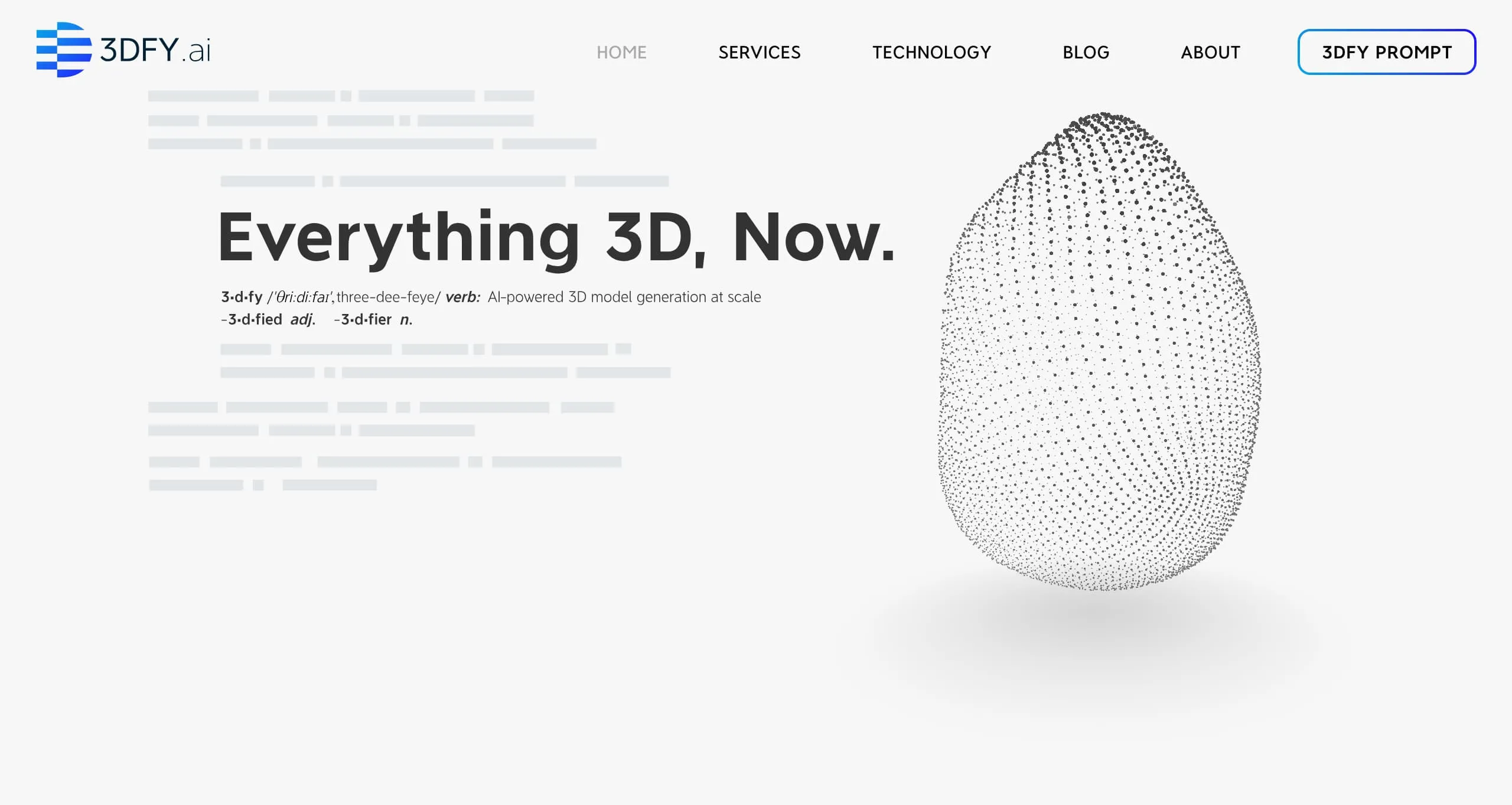 Site internet 3DFY.ai