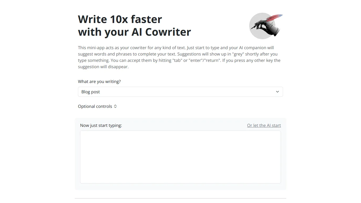 AI Cowriter