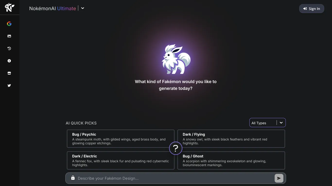 AI Pokemon generator