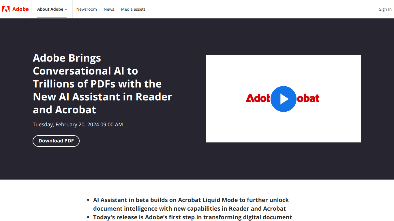 Adobe AI Assistant
