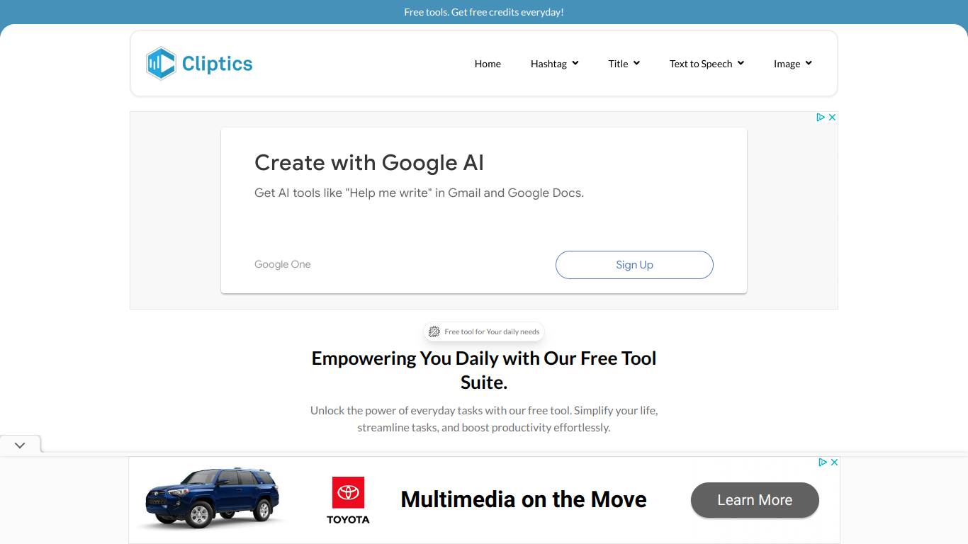 Cliptics