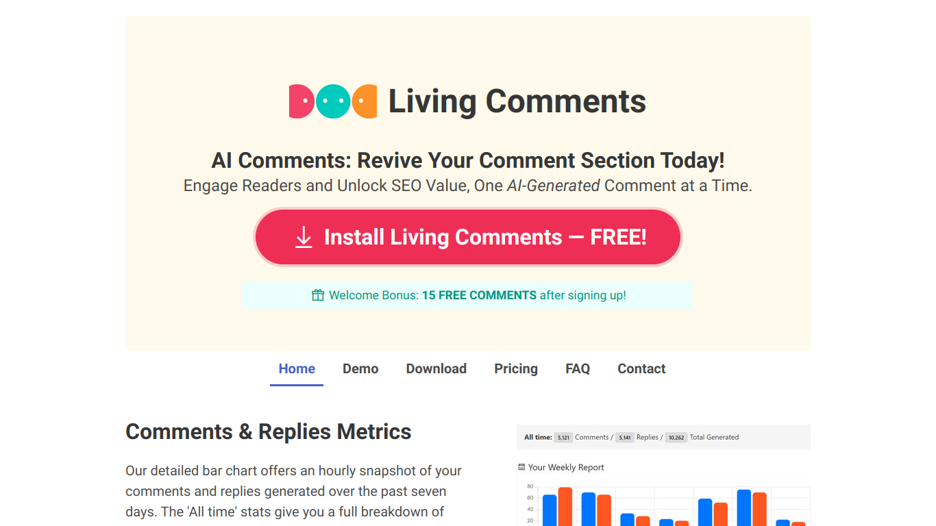 Living Comments