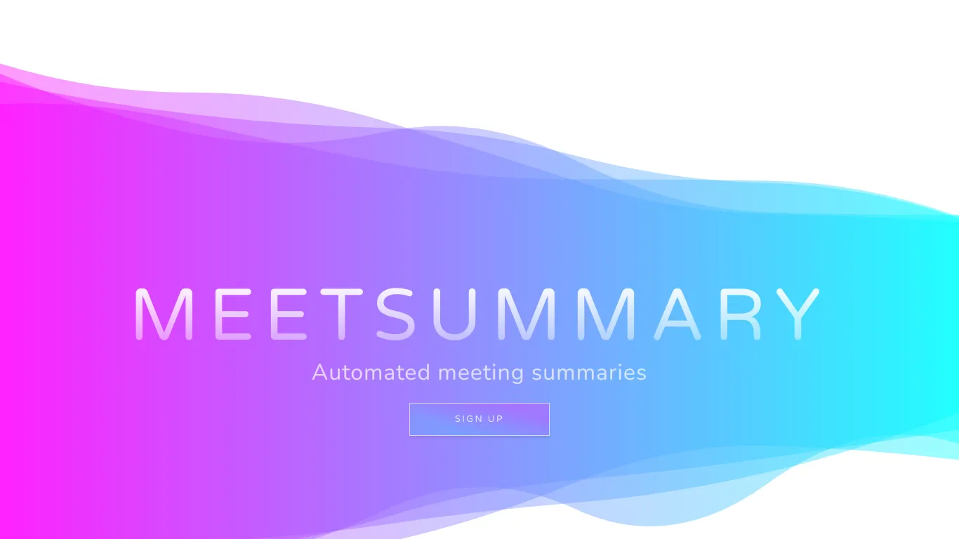 Meetsummary