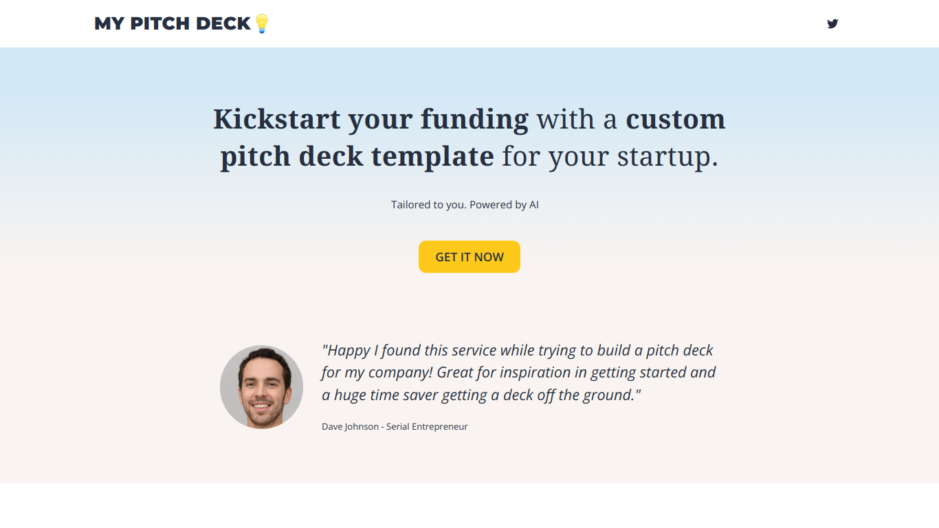 My Pitch Deck