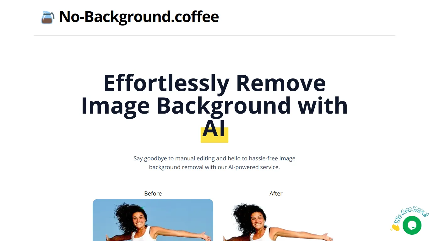 No Background Coffee