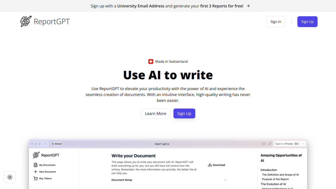 ReportGPT