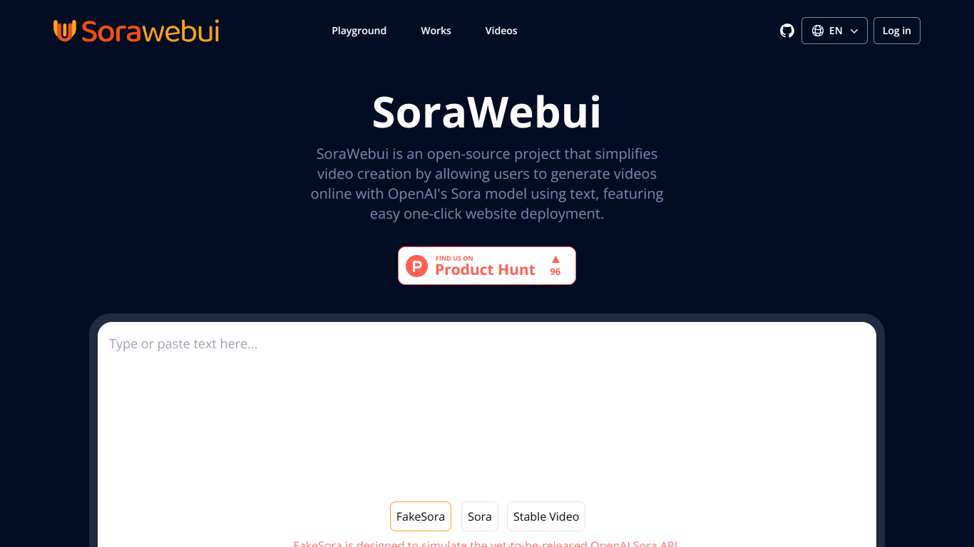 SoraWebui