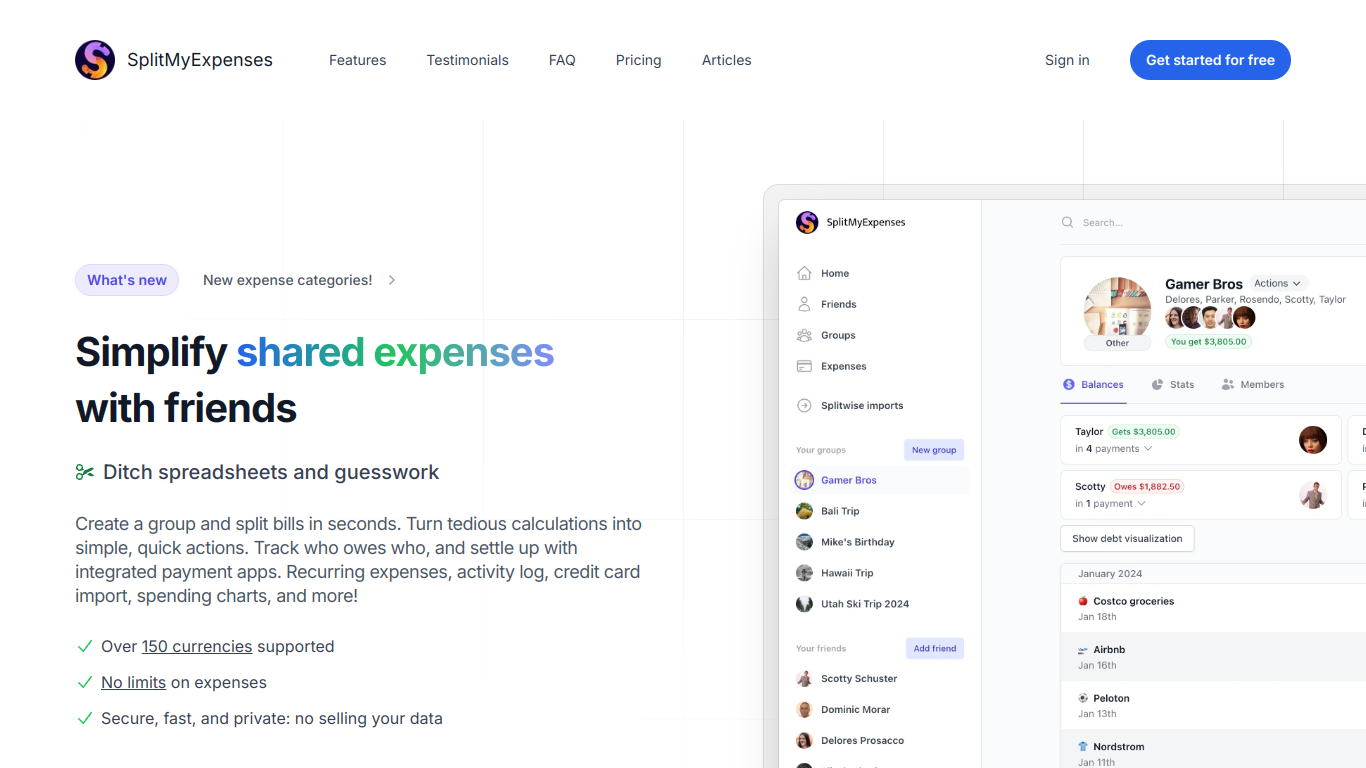 SplitMyExpenses