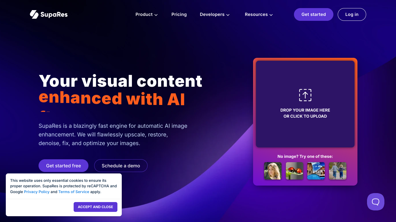 SupaRes AI Image Enhancer