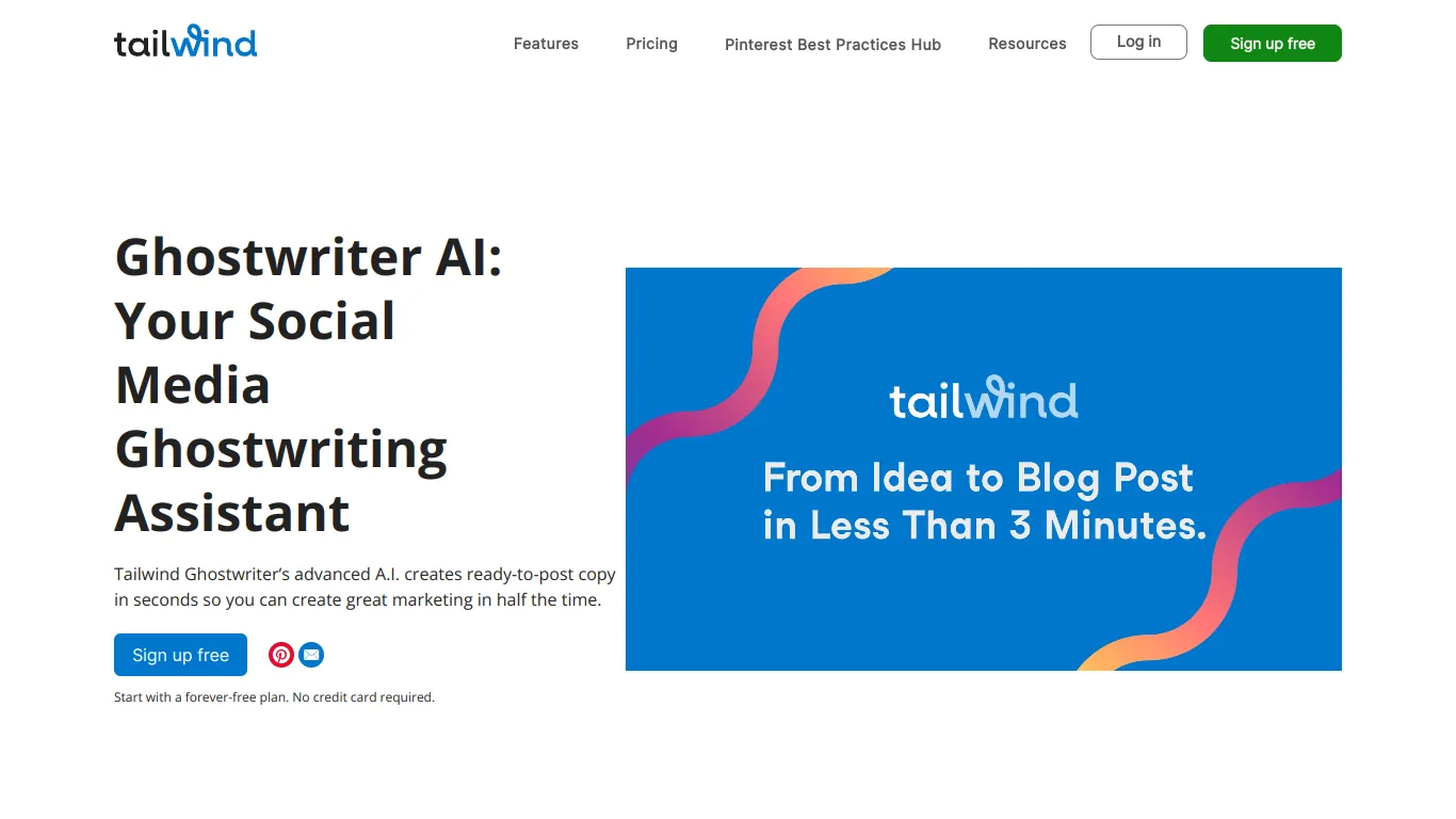 Tailwind Ghostwriter