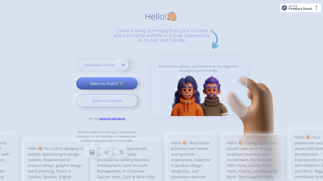 TinyCV