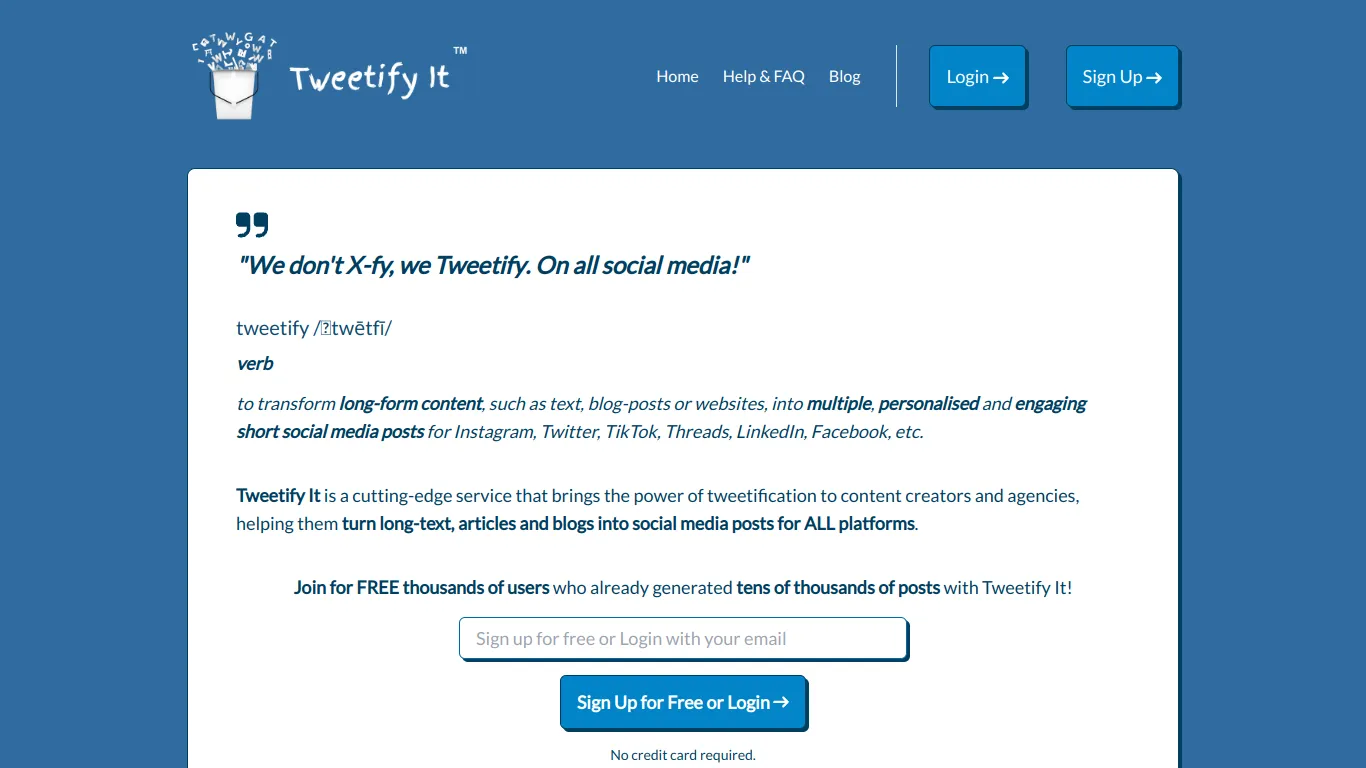 Tweetify It